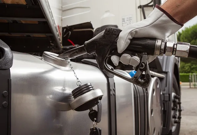 Tankowanie ciężarówki